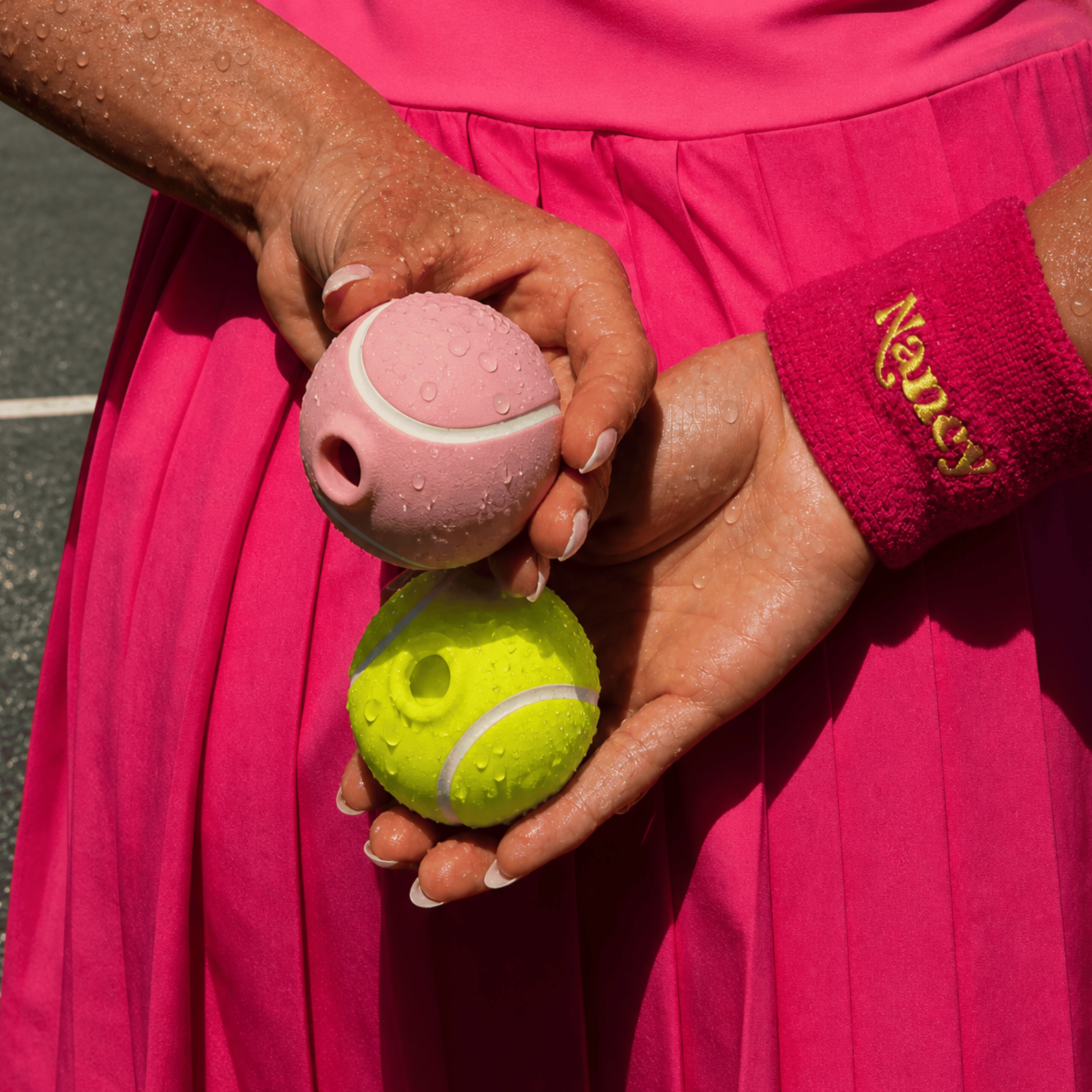 Ace Air Suction Massager tennis ball shaped